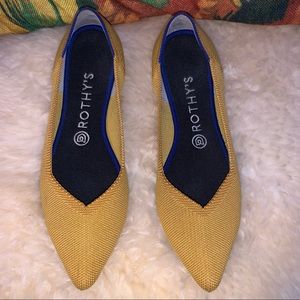 Rothy’s The Point Marigold flats size 9